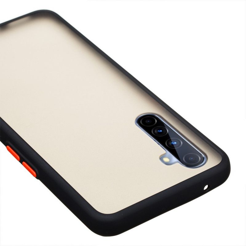 Cover Realme X50 Pro Sort Hybrid Silikonefælgdesign Beskyttelse