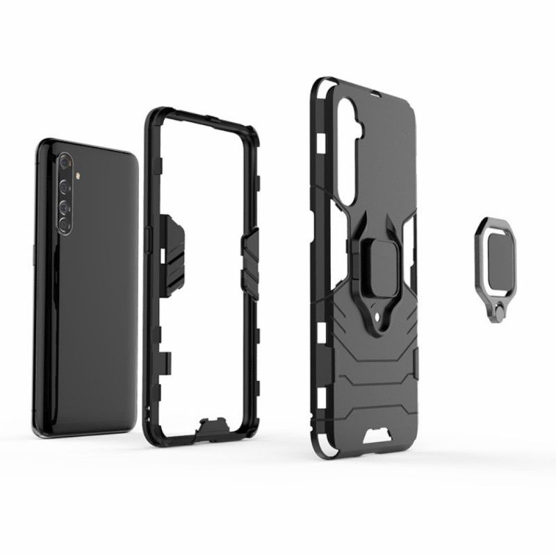 Cover Realme X50 Pro Sort Mobilcover Resistent Ring