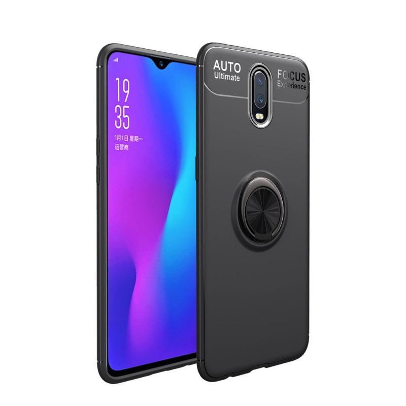 Cover for OnePlus 6T Sort Roterende Ring