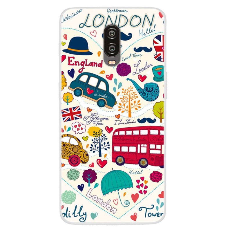 Cover OnePlus 6T London Liv