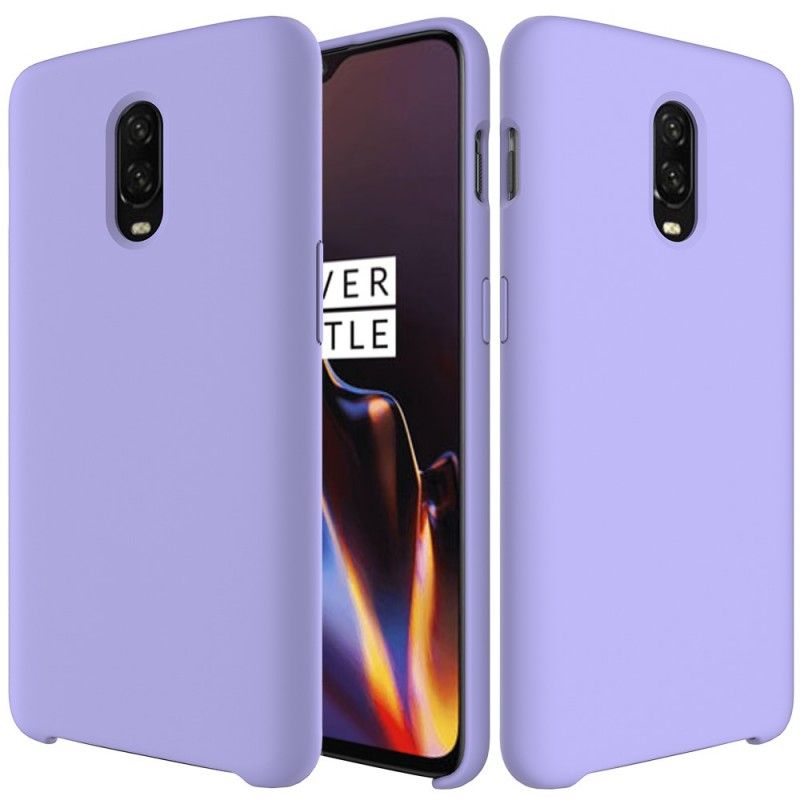 Cover OnePlus 6T Lyserød Silikone Væske