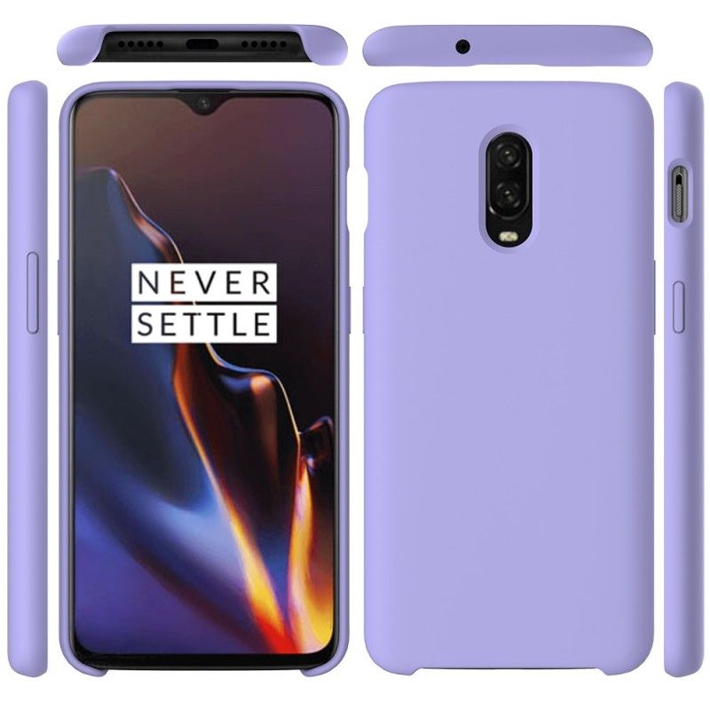 Cover OnePlus 6T Lyserød Silikone Væske