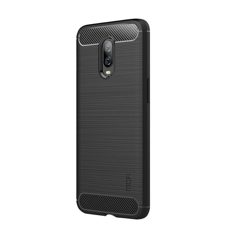 Cover OnePlus 6T Sort Mofi Børstet Kulfiber