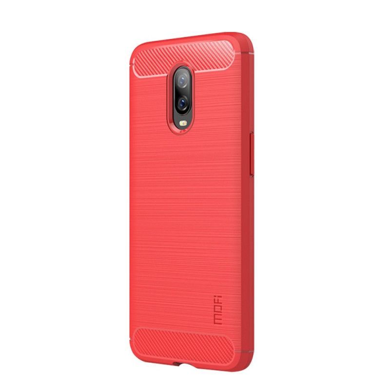 Cover OnePlus 6T Sort Mofi Børstet Kulfiber