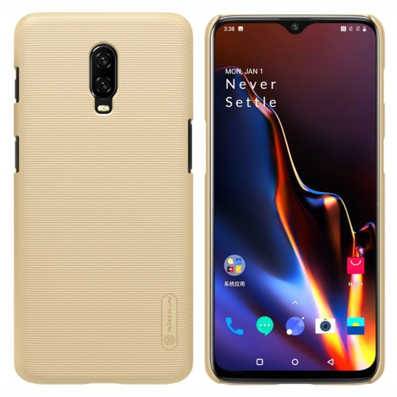 Cover OnePlus 6T Sort Stiv Frostet Nillkin