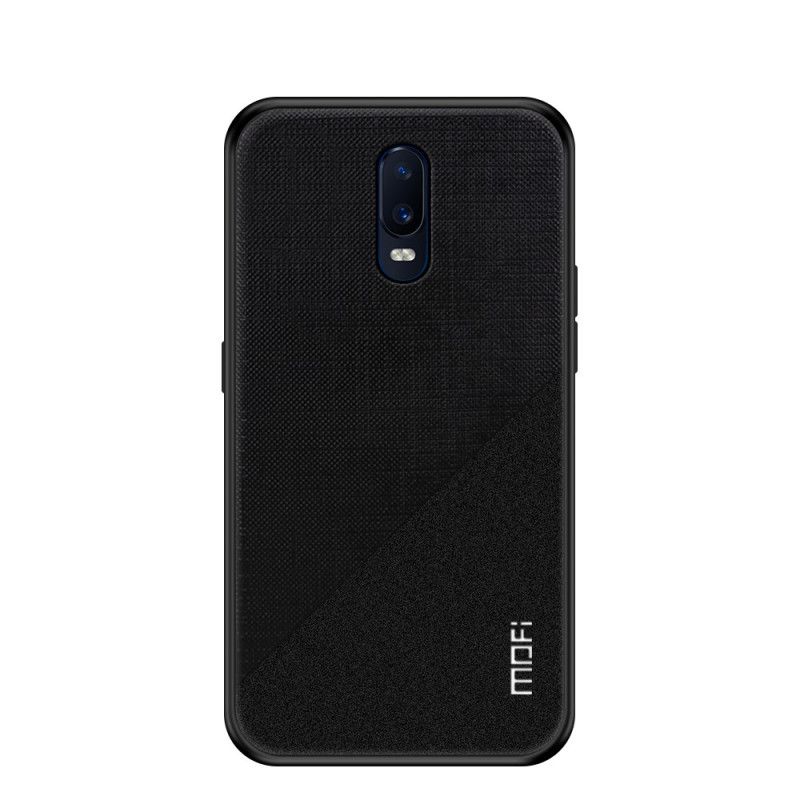 Cover OnePlus 6T Sort Tofarvet Stof Mofi