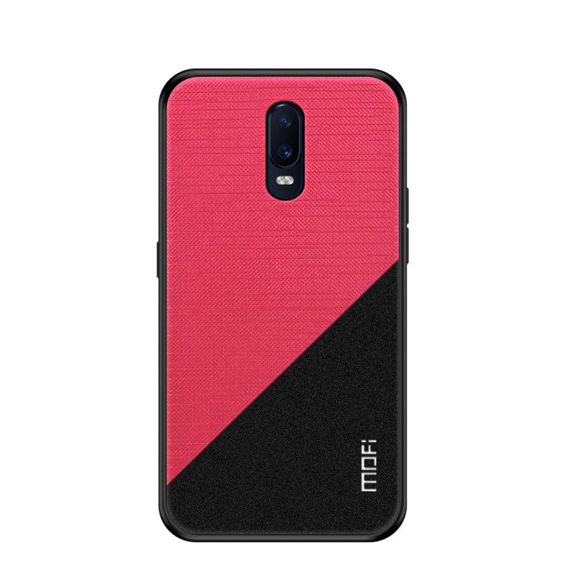 Cover OnePlus 6T Sort Tofarvet Stof Mofi