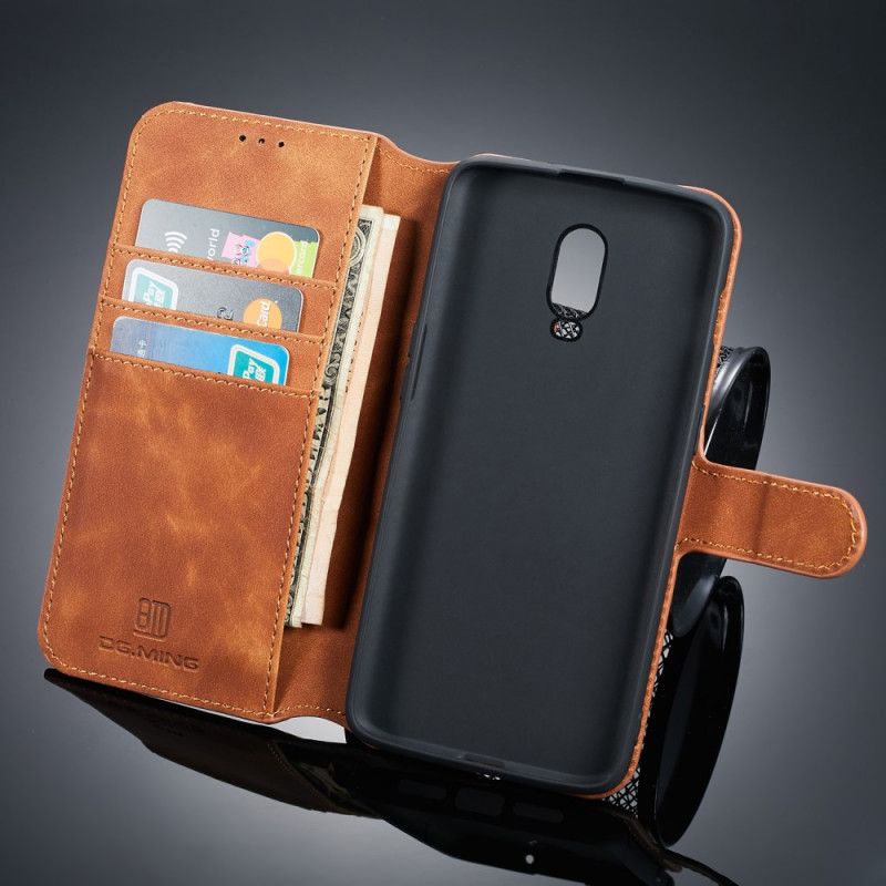 Flip Cover OnePlus 6T Sort Dg .Ming Retro