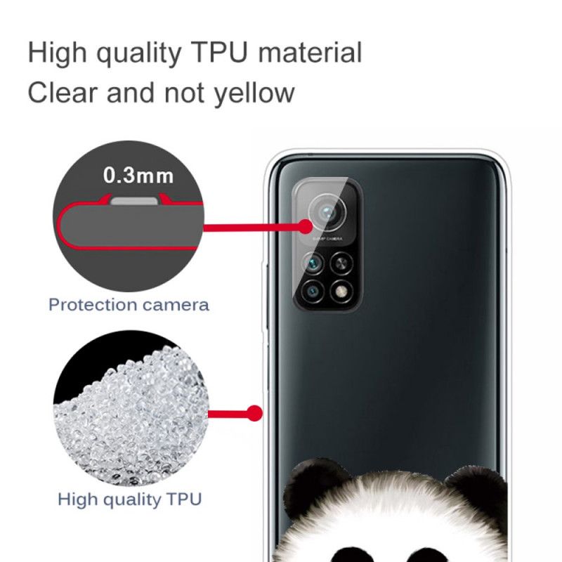 Cover for Xiaomi Mi 10T / 10T Pro Gennemsigtig Panda