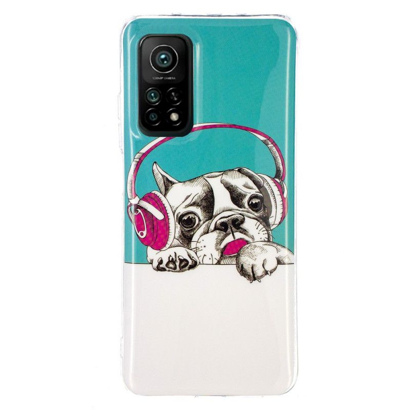 Cover Xiaomi Mi 10T / 10T Pro Fluorescerende Hund