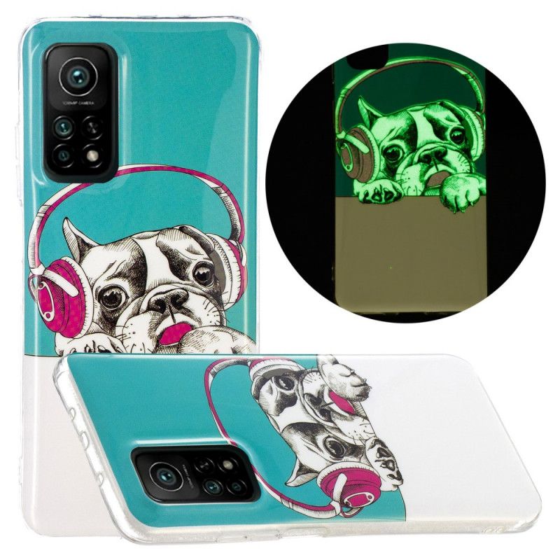 Cover Xiaomi Mi 10T / 10T Pro Fluorescerende Hund