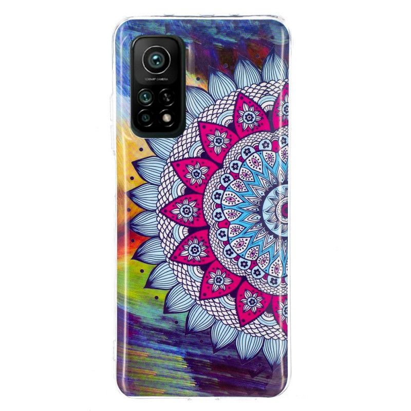 Cover Xiaomi Mi 10T / 10T Pro Fluorescerende Mandala