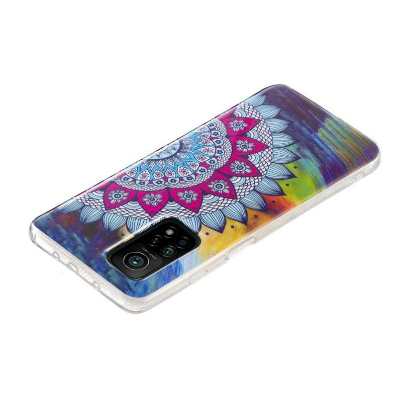 Cover Xiaomi Mi 10T / 10T Pro Fluorescerende Mandala