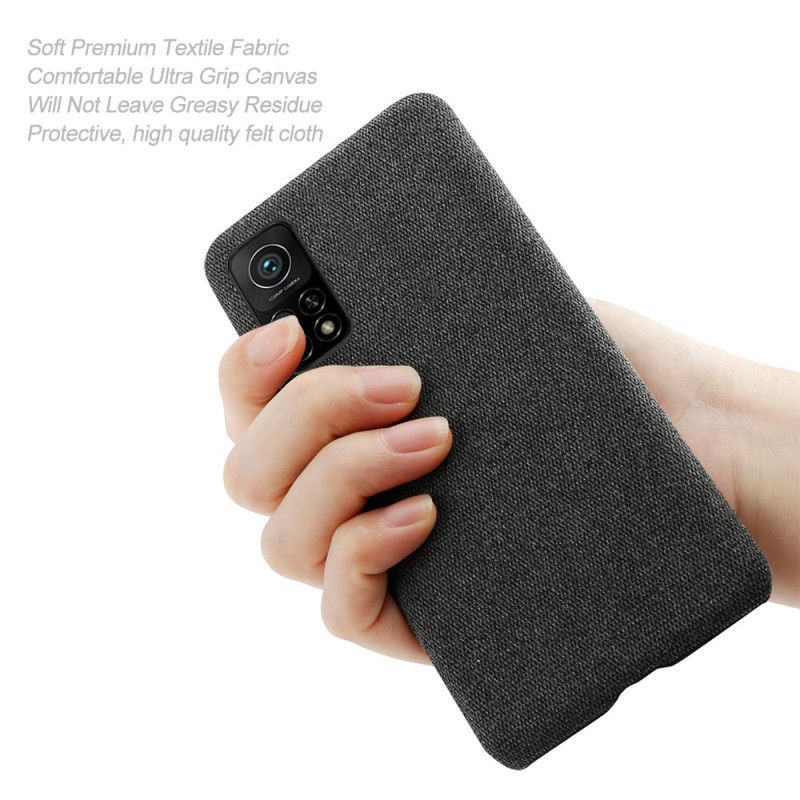 Cover Xiaomi Mi 10T / 10T Pro Sort Ksq Chic Stof Original