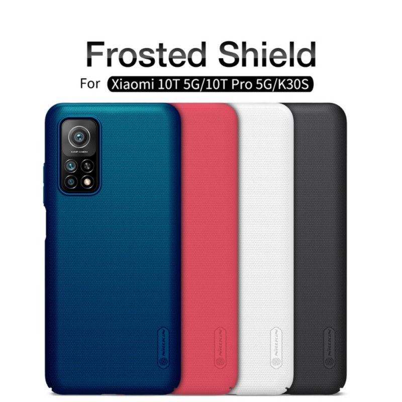 Cover Xiaomi Mi 10T / 10T Pro Sort Stiv Frostet Nillkin