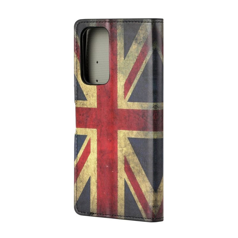 Flip Cover Læder for Xiaomi Mi 10T / 10T Pro Englands Flag