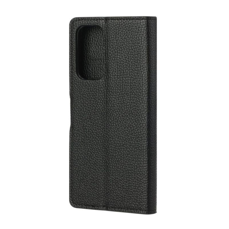 Flip Cover Læder for Xiaomi Mi 10T / 10T Pro Enkel Litchi