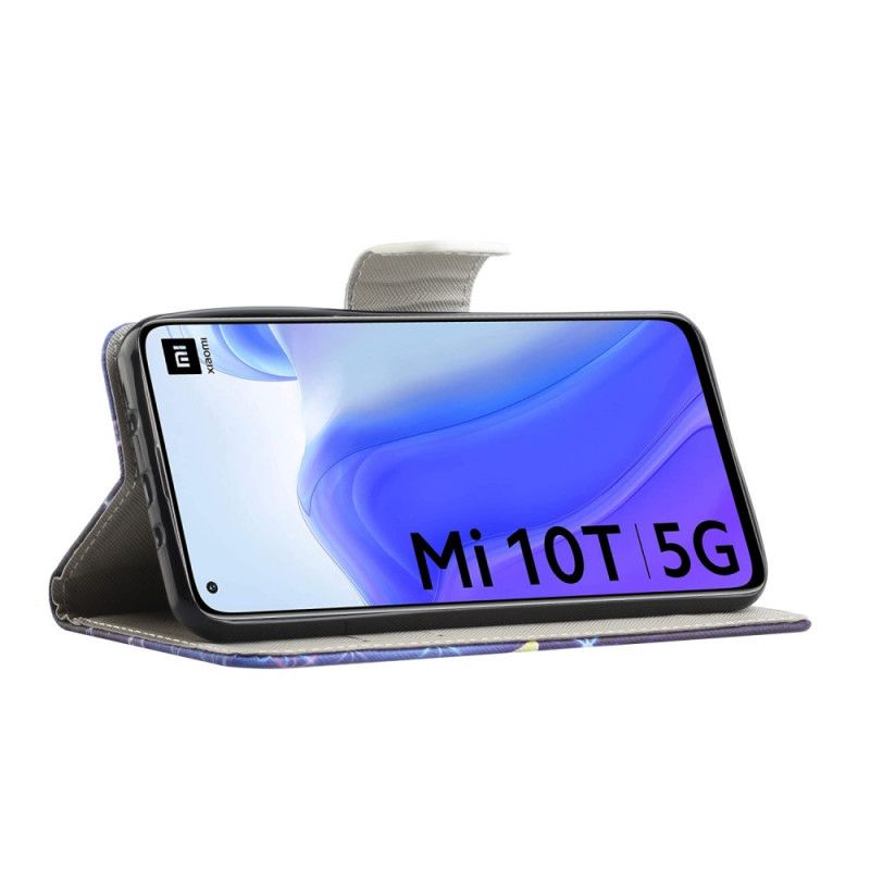 Flip Cover Læder for Xiaomi Mi 10T / 10T Pro Hold Roen Og Gnisten