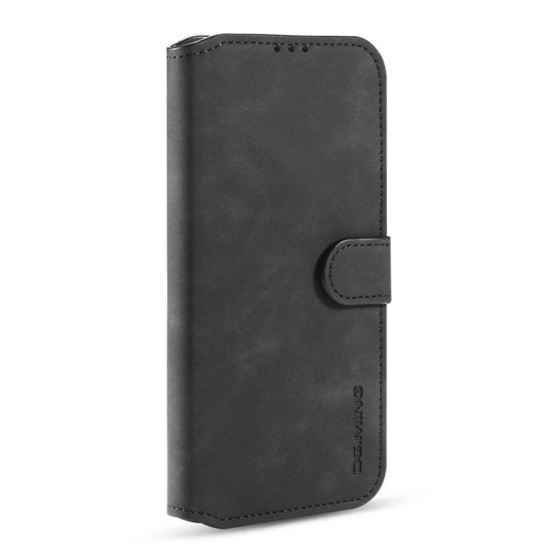 Flip Cover Læder Xiaomi Mi 10T / 10T Pro Sort Retro Dg.Ming Beskyttelse