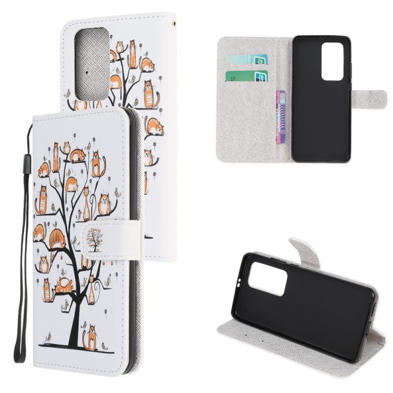 Flip Cover Xiaomi Mi 10T / 10T Pro Mobilcover Funky Stringkatte