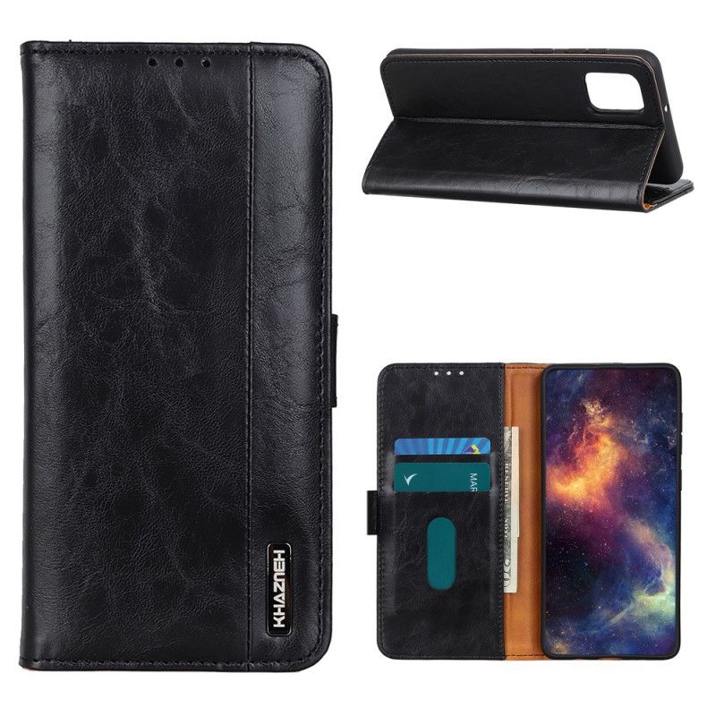 Flip Cover Xiaomi Mi 10T / 10T Pro Sort Mobilcover Khazneh Elegance Læder Stil