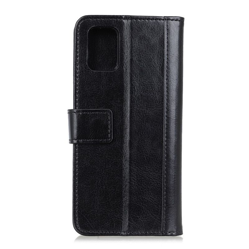 Flip Cover Xiaomi Mi 10T / 10T Pro Sort Premium Retro-Nitteversion