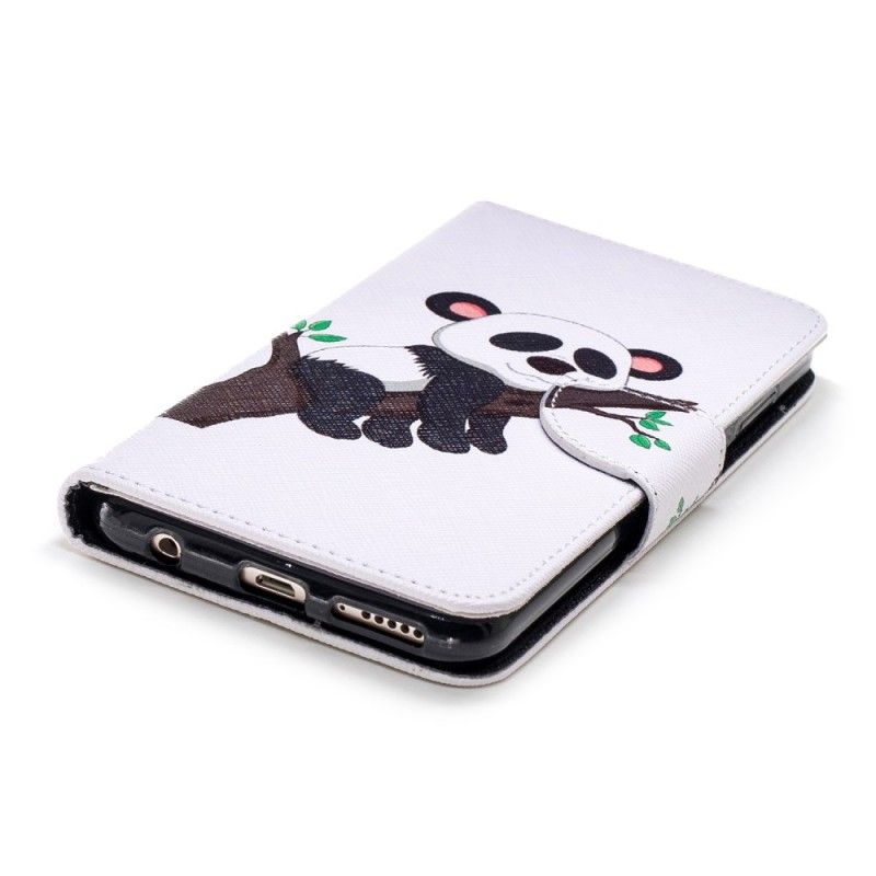 Flip Cover Læder Huawei Y7 2018 Doven Panda Original