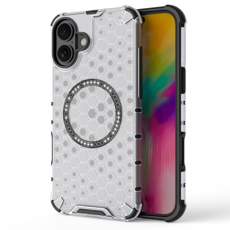 Cover iPhone 16 Plus Magnetisk Honeycomb