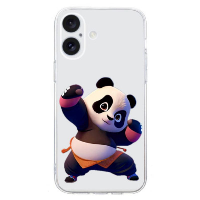 Cover iPhone 16 Plus Panda