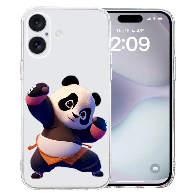 Cover iPhone 16 Plus Panda