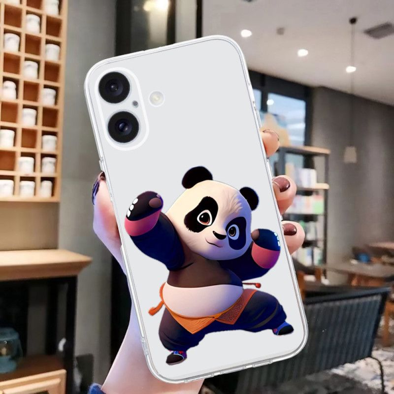 Cover iPhone 16 Plus Panda