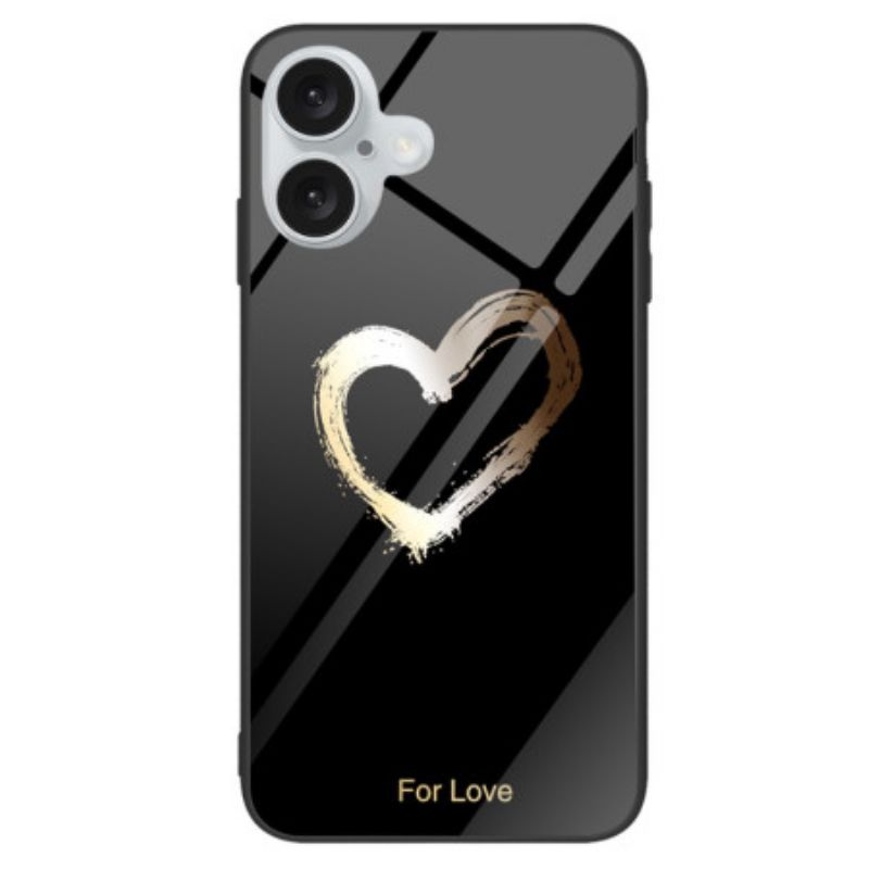 Cover Til iPhone 16 Plus For Love Black