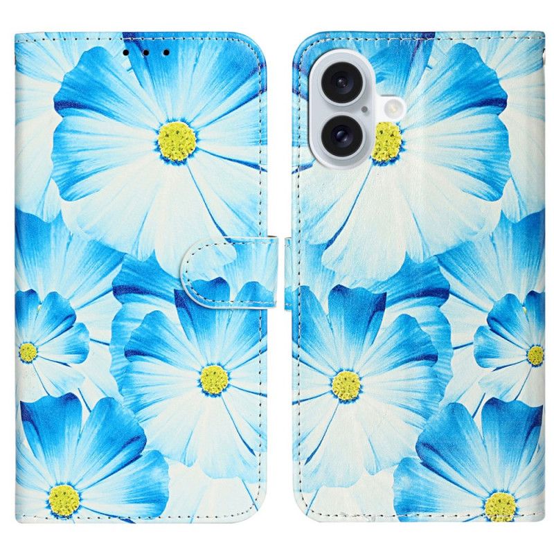 Flip Cover iPhone 16 Plus Orkideer