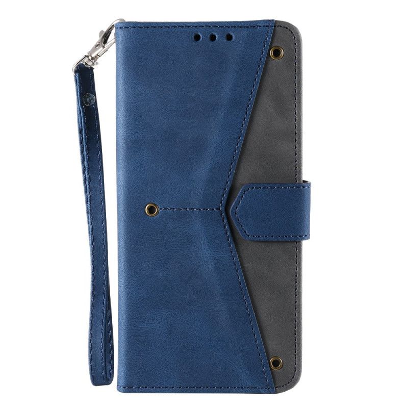 Flip Cover iPhone 16 Plus Tofarvet Tegnebog