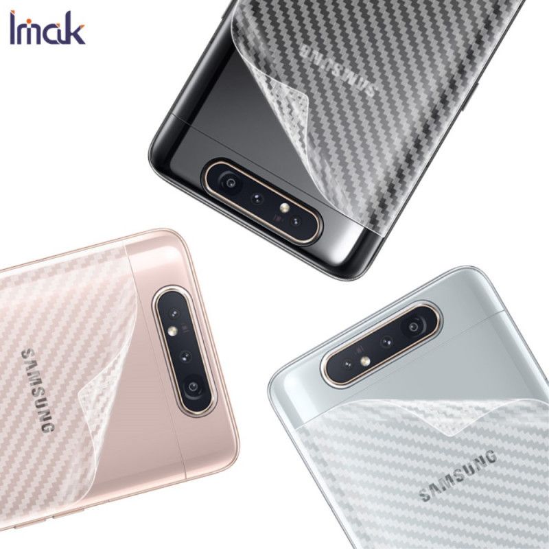 Bagbeskyttelsesfilm Til Samsung Galaxy A80 / A90 Carbon Imak-Stil