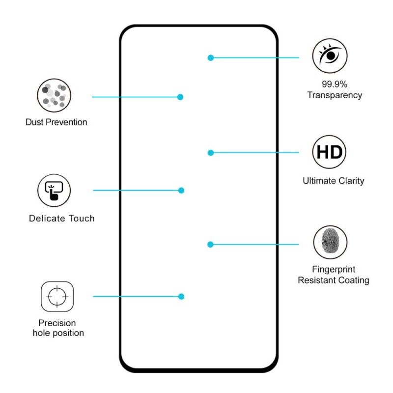 Beskyttelse Af Hærdet Glas Til Samsung Galaxy A80 / A90 Hatprins