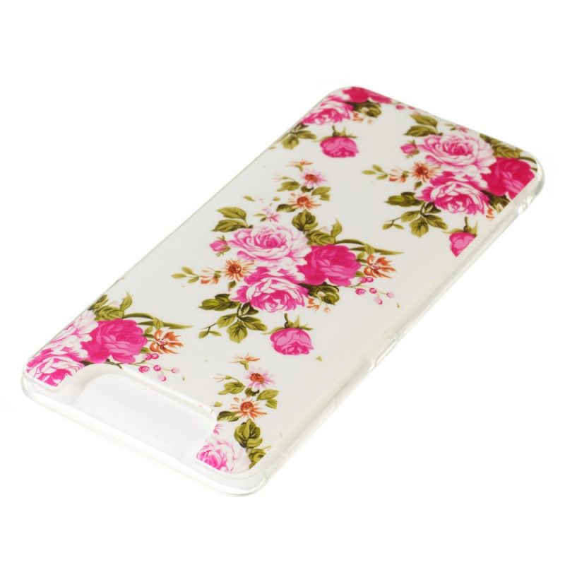 Cover for Samsung Galaxy A80 / A90 Fluorescerende Frihedsblomster