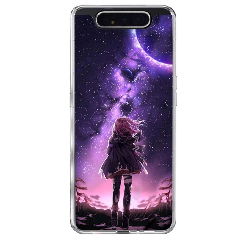 Cover for Samsung Galaxy A80 / A90 Magisk Fuldmåne