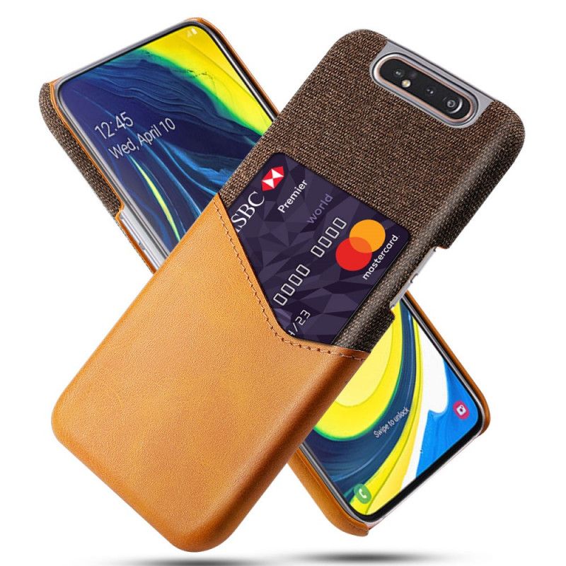 Cover for Samsung Galaxy A80 / A90 Sort Ksq Kortholder