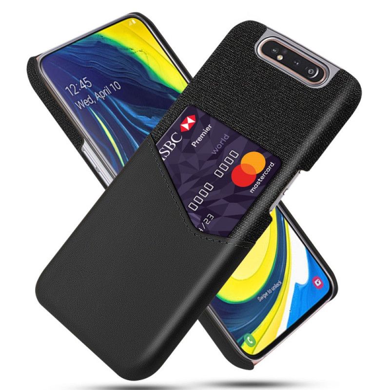 Cover for Samsung Galaxy A80 / A90 Sort Ksq Kortholder