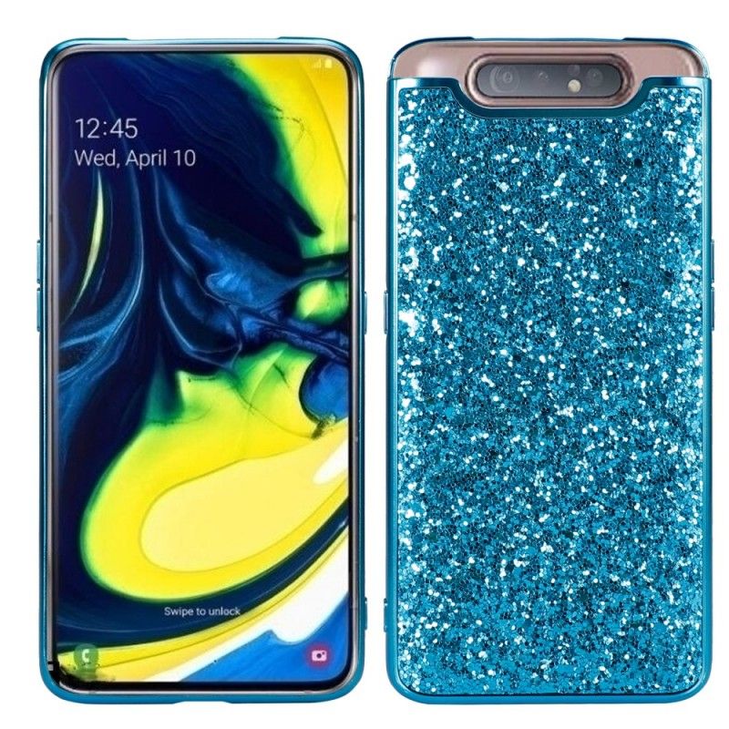 Cover for Samsung Galaxy A80 / A90 Sort Premium Glitter