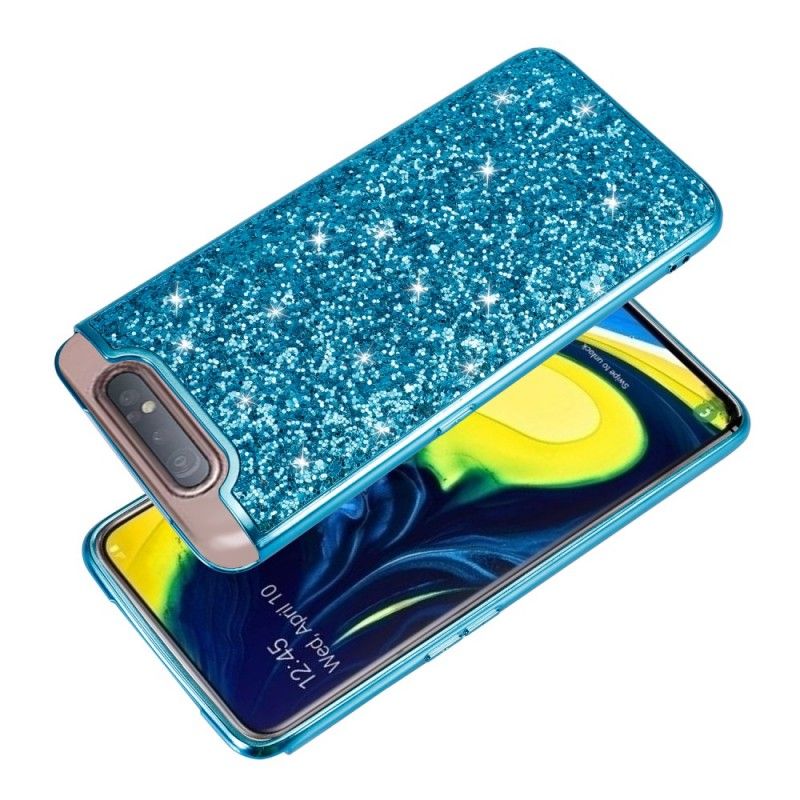 Cover for Samsung Galaxy A80 / A90 Sort Premium Glitter