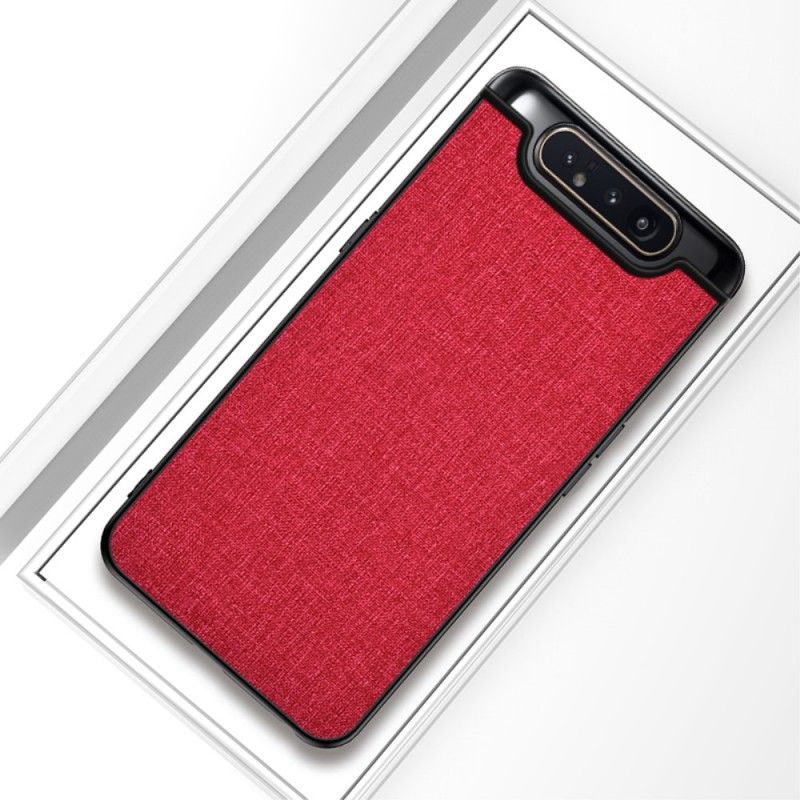 Cover for Samsung Galaxy A80 / A90 Sort Stoftekstur