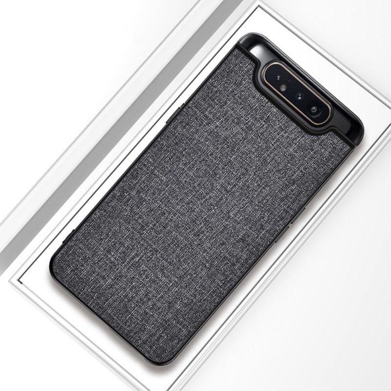 Cover for Samsung Galaxy A80 / A90 Sort Stoftekstur