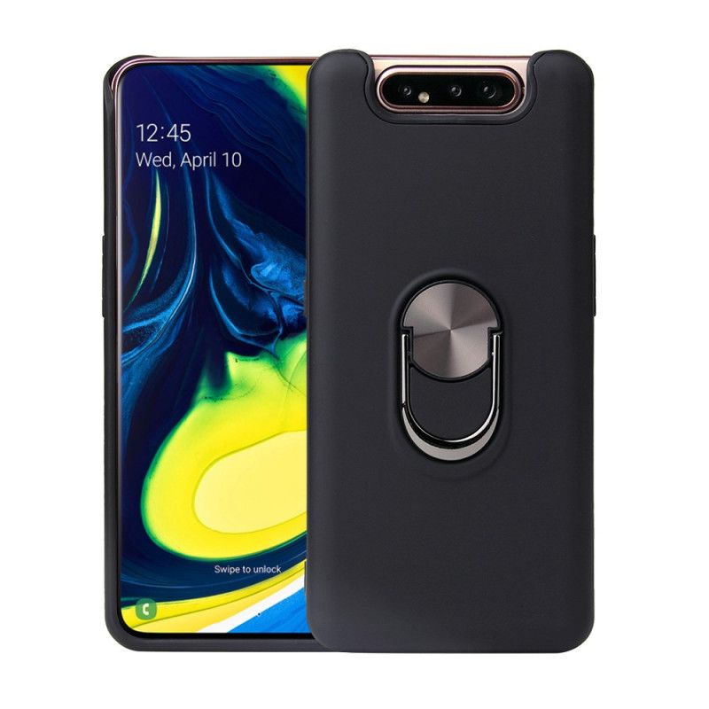 Cover Samsung Galaxy A80 / A90 Sort Aftagelig Med Støttering