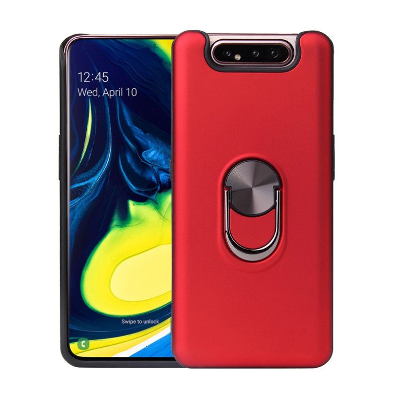 Cover Samsung Galaxy A80 / A90 Sort Aftagelig Med Støttering