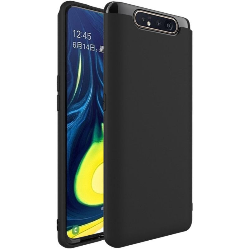 Cover Samsung Galaxy A80 / A90 Sort Frostet Imak