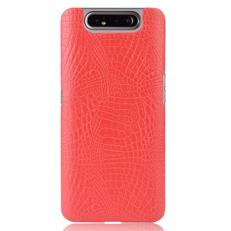 Cover Samsung Galaxy A80 / A90 Sort Krokodillehudeffekt Beskyttelse