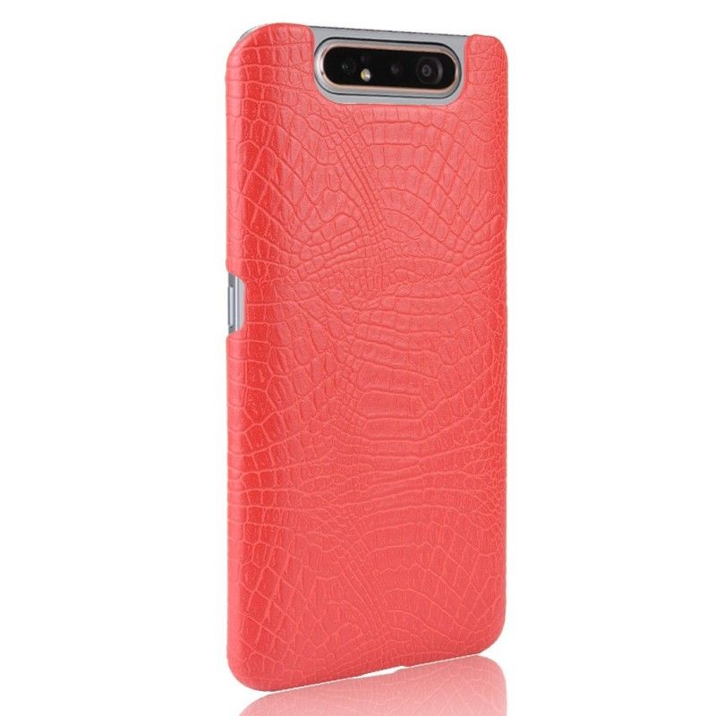 Cover Samsung Galaxy A80 / A90 Sort Krokodillehudeffekt Beskyttelse