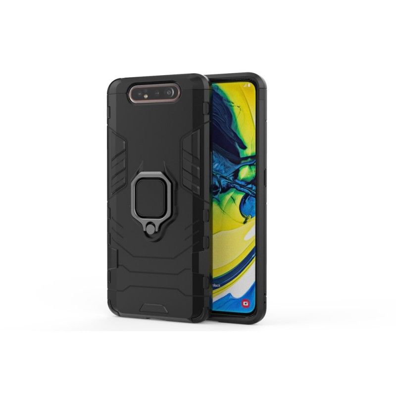 Cover Samsung Galaxy A80 / A90 Sort Resistent Ring